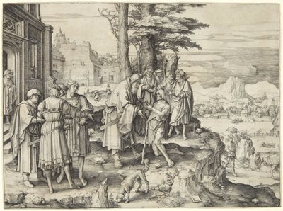A tékozló fiú hazatérése alkotó: Lucas van Leyden