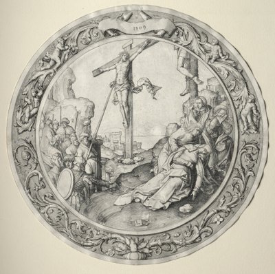 A kerek passió: A keresztre feszítés alkotó: Lucas van Leyden