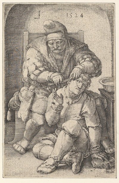 A sebész, 1524. alkotó: Lucas van Leyden