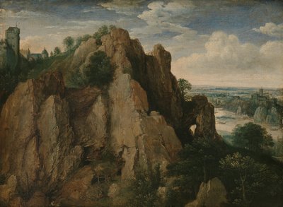 Hegyvidéki táj alkotó: Lucas van Valckenborch