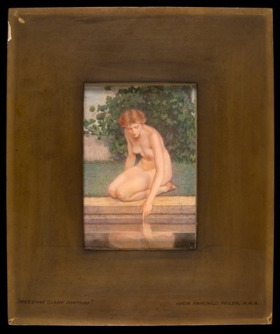 Egy tiszta szökőkútnál, 1907. alkotó: Lucia Fairchild Fuller