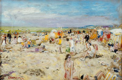 A tengerparton; Sur la Plage alkotó: Lucien Adrion