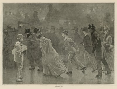 Fagy és köd (litho) alkotó: Lucien Davis