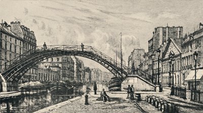„Quai de Jemmapes”, 1915 alkotó: Lucien Gautier