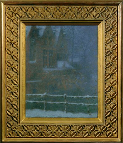 Bruges a hóban alkotó: Lucien Levy-Dhurmer