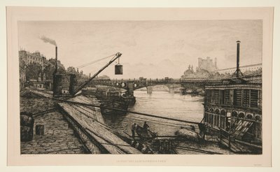 A Pont des Saints-Peres Párizsban alkotó: Lucien Marcelin Gautier