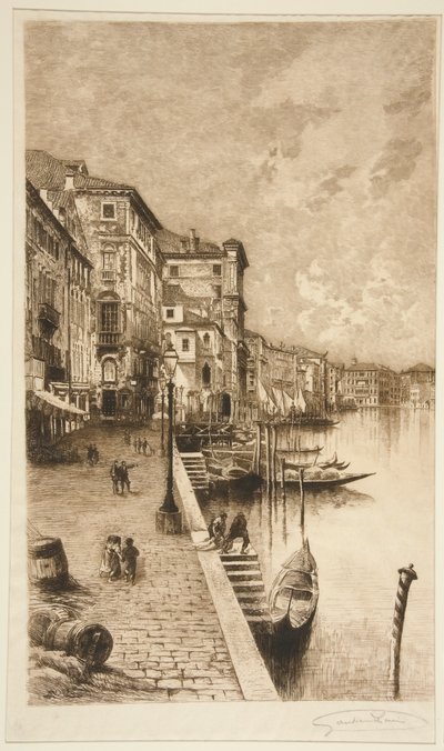 Quai, Velence alkotó: Lucien Marcelin Gautier