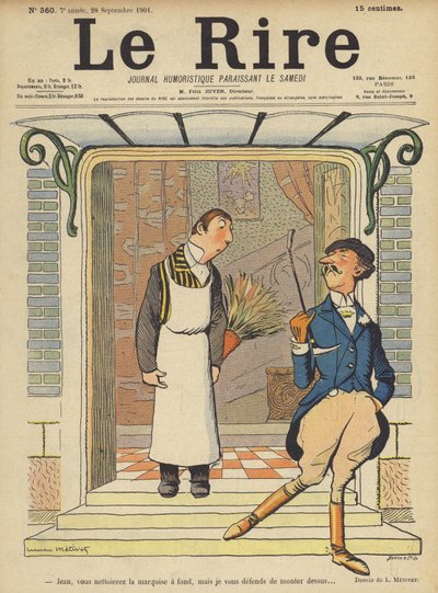 Illusztráció Le Rire alkotó: Lucien Metivet