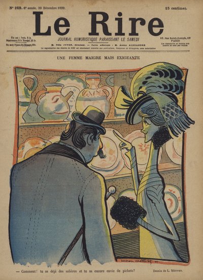 Illusztráció Le Rire alkotó: Lucien Metivet