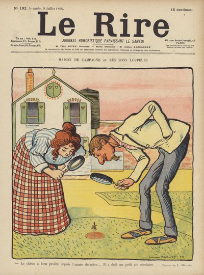 Illusztráció Le Rire alkotó: Lucien Metivet