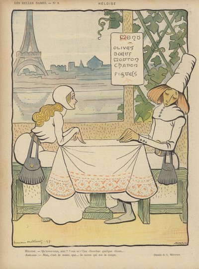 Illusztráció Le Rire alkotó: Lucien Metivet