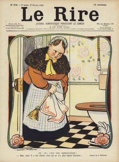 Illusztráció Le Rire alkotó: Lucien Metivet