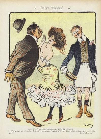 Illusztráció Le Rire alkotó: Lucien Metivet