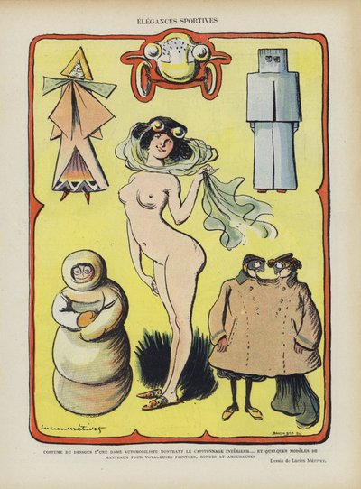 Illusztráció Le Rire alkotó: Lucien Metivet