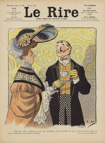 Illusztráció Le Rire alkotó: Lucien Metivet