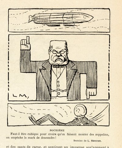 Piros nevetés, szatirikus színben alkotó: Lucien Metivet