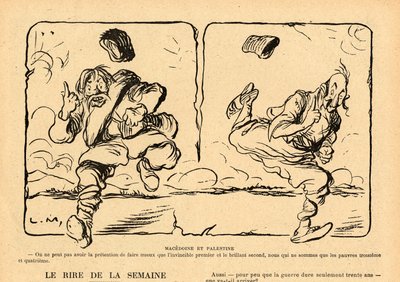 Le Rire rouge, Szatirikus fekete-fehér alkotó: Lucien Metivet