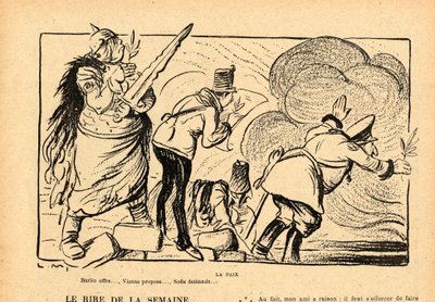 Le Rire rouge, Szatirikus fekete-fehér alkotó: Lucien Metivet