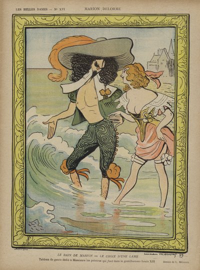 Marion Delorme, Le Rire illusztrációja alkotó: Lucien Metivet