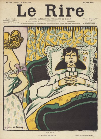 Ruy Blas, Le Rire illusztrációja alkotó: Lucien Metivet