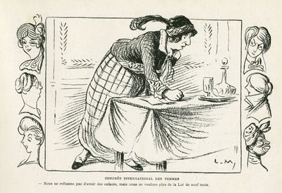 illusztráció a Le Rire-ben alkotó: Lucien Metivet