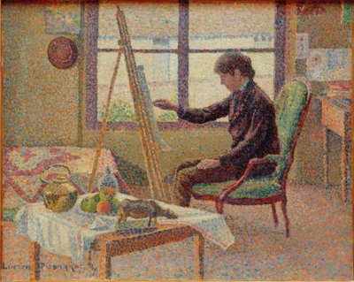 A művész műterme - a testvér portréja alkotó: Lucien Pissarro