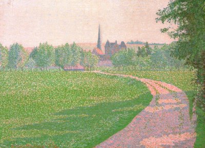 Az Eragny templom alkotó: Lucien Pissarro