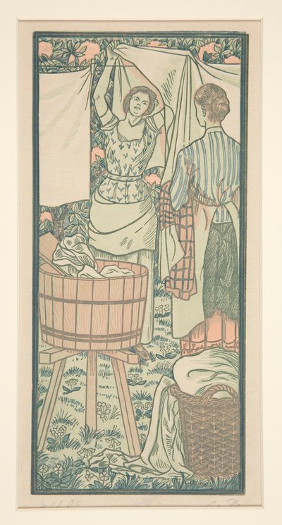 Lóg a Wash alkotó: Lucien Pissarro