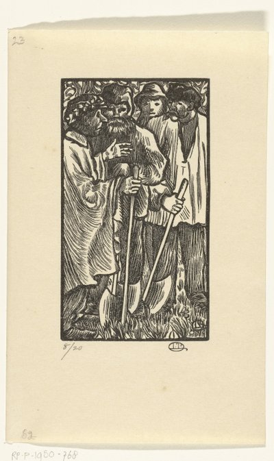 Houthakkerek A favágók alkotó: Lucien Pissarro
