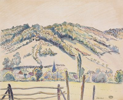 Mericourt, 1919 alkotó: Lucien Pissarro