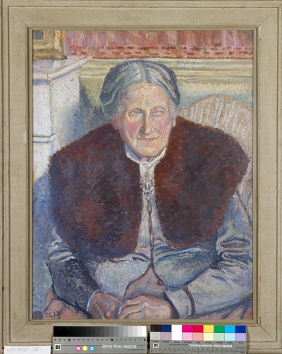Camille Pissarro asszony alkotó: Lucien Pissarro