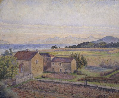 Rade de Bormes alkotó: Lucien Pissarro