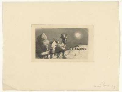 Madame Pissarro névjegykártyája alkotó: Lucien Pissarro