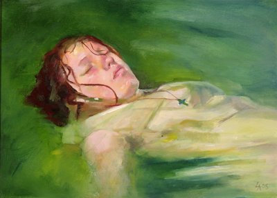 Sodródó lány, 2004 (olaj, vászon) alkotó: Lucinda Arundell