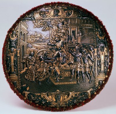 „Parádé pajzs”, c1580. alkotó: Lucio Piccinino