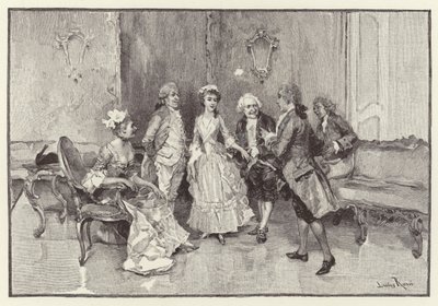 Illusztráció: A botrány iskolája (chromolitho) alkotó: Lucius Rossi