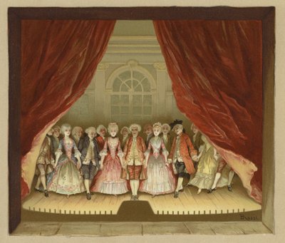 Illusztráció: A botrány iskolája (chromolitho) alkotó: Lucius Rossi