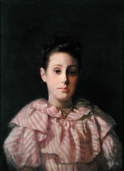 Fiatal lány portréja alkotó: Lucius Wolcott Hitchcock