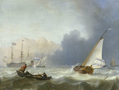 Zavaros tenger egy holland jachttal Zavaros tenger egy holland jachttal vitorla alatt alkotó: Ludolf Bakhuysen