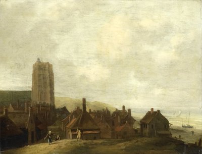 Egmond aan Zee kilátása alkotó: Ludolf Bakhuysen