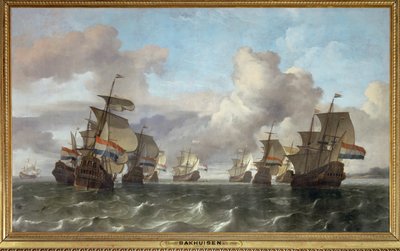 A Kelet-indiai Társaság holland hajóhada ... alkotó: Ludolf I Backhuyzen