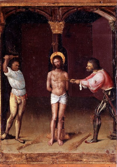 A Szűz élete: "" La flagellation"" "" A rózsafüzér titkai" sorozat" alkotó: Ludovico Brea