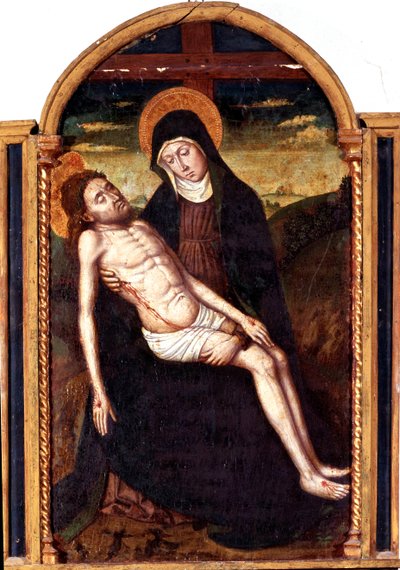 Pieta (Lerakás) (Festmény alkotó: Ludovico Brea