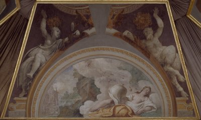 Psychét Zephyrus vitte Ámor palotájába alkotó: Ludovico Cardi