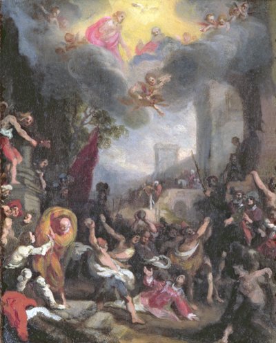Szent István vértanúhalála alkotó: Ludovico Cardi Cigoli