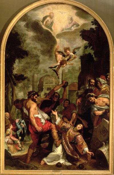 Szent István vértanúsága alkotó: Ludovico Cardi Cigoli
