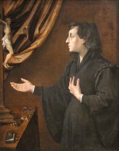 Egy özvegy portréja alkotó: Ludovico Carracci