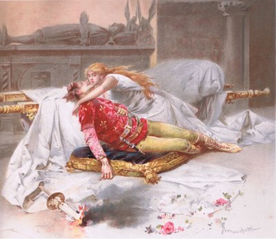 Menj el innen, mert nem megyek el. , Rómeó és Júlia illusztrációja, alkotó: Ludovico Marchetti