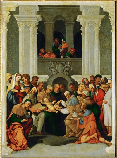 Körülmetélés (nyárfa) alkotó: Ludovico Mazzolino