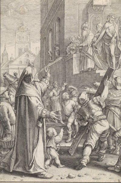 Krisztus megmutatta az embereknek (Ecce homo) A szenvedély (sorozat címe) alkotó: Ludovicus Siceram